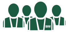 Groep BHV'ers icoon - training en samenwerking binnen BHV teams
